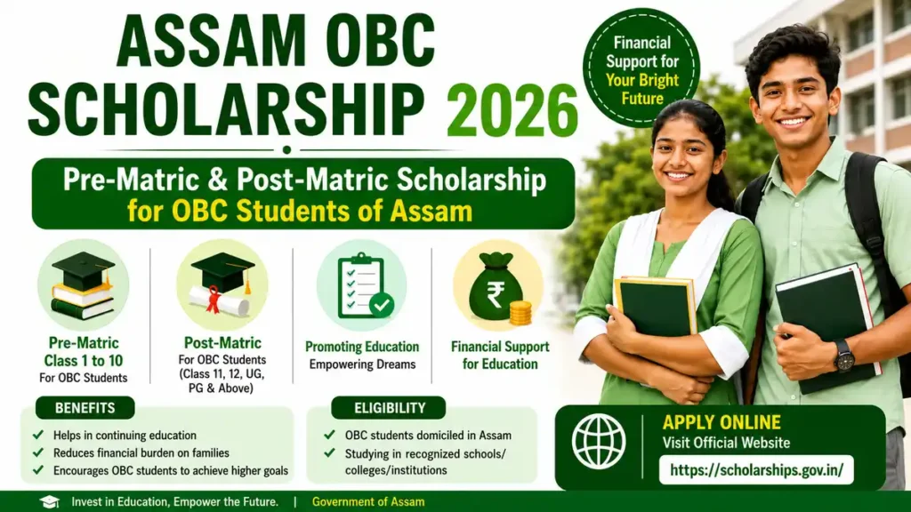 Assam OBC Scholarship 2026