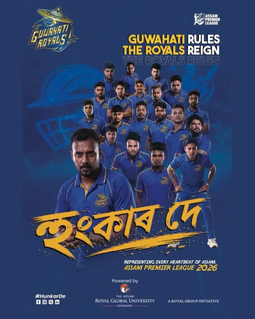 Guwahati Royals Squad 2026