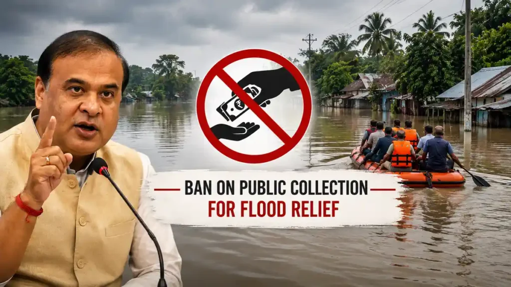 Flood Relief Collection Ban